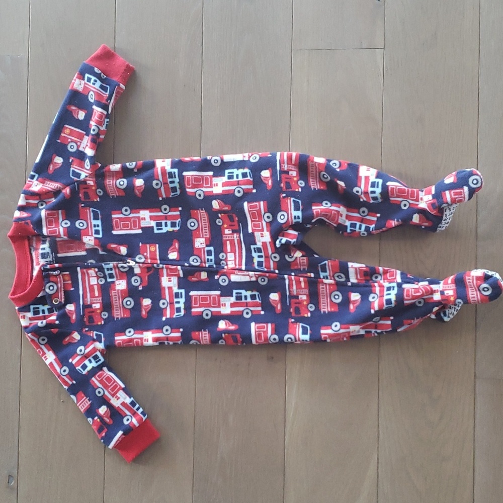 3/$18 - Carter's Firetruck Fleece Onesie